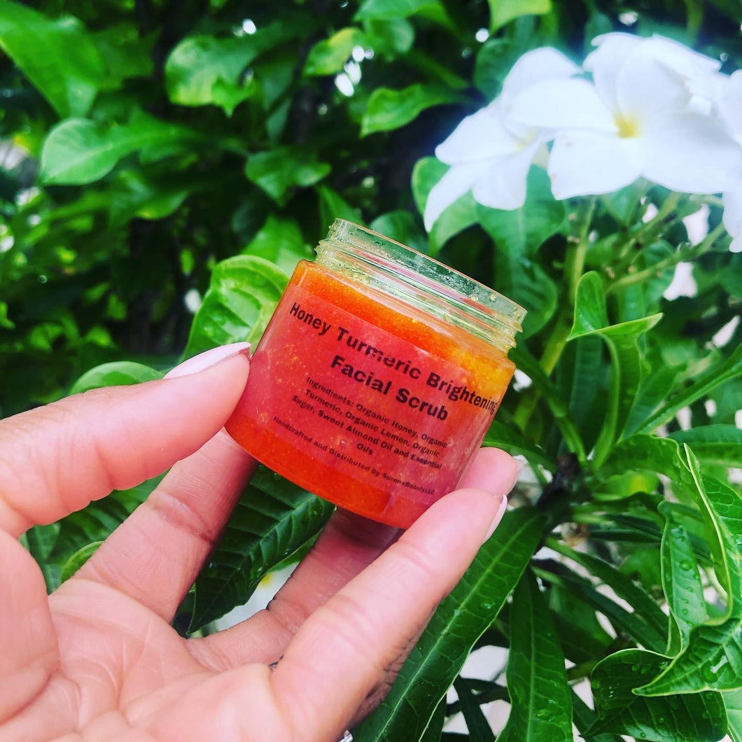 Honey Turmeric Brightening Facial Scrub